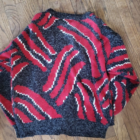 Vtg 80's Santana abstract sweater - Picture 5 of 5